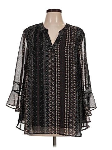 Octavia Long Sleeve Blouse (view 1)