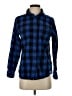 Woolrich 100% Cotton Plaid Blue Long Sleeve Button-Down Shirt Size S - photo 1