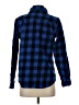 Woolrich 100% Cotton Plaid Blue Long Sleeve Button-Down Shirt Size S - photo 2