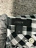 J.Crew 100% Cotton Houndstooth Black 3/4 Sleeve Blouse Size 2 - photo 7