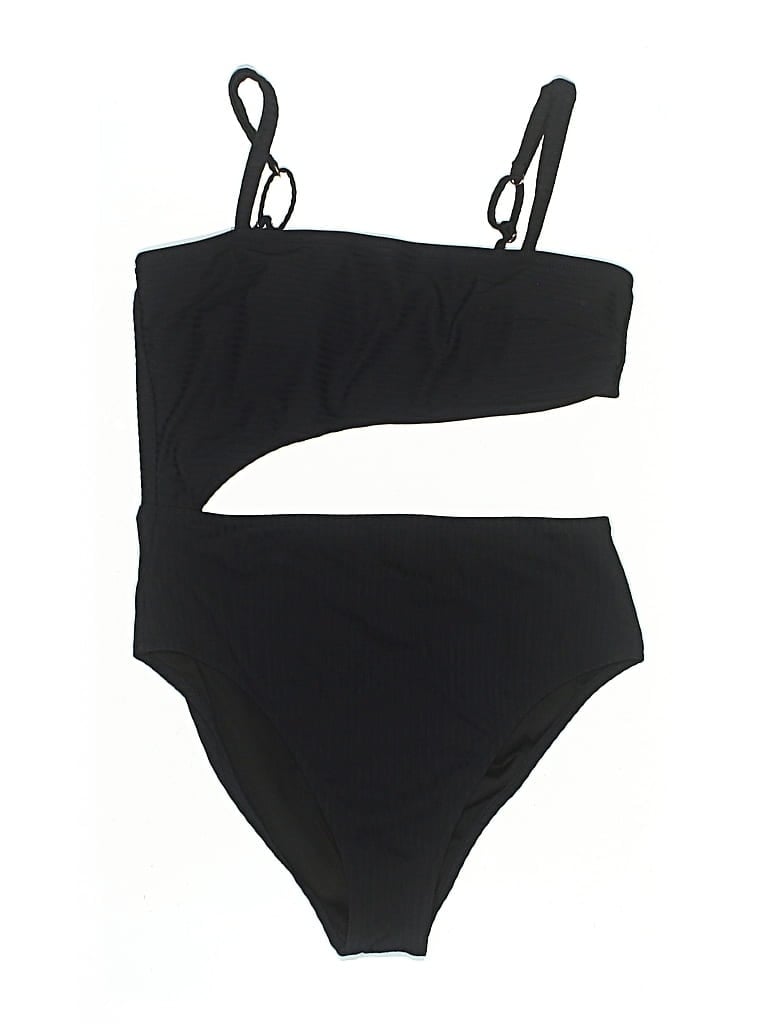 Pre-owned Shade & Shore Two Piece Swimsuit In Black