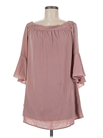 Speechless 3/4 Sleeve Blouse (view 1)