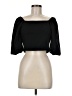 Mi ami Black 3/4 Sleeve Top Size M - photo 1