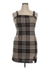 rue21 Plaid Brown Casual Dress Size XL - photo 1