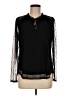Unbranded Black Long Sleeve Blouse Size M - photo 1