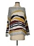 Sézane Stripes Silver Pullover Sweater Size S - photo 1