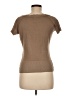 Assorted Brands Solid Brown Short Sleeve Top Size M - photo 2