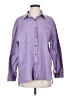 Unbranded Purple Long Sleeve Button-Down Shirt Size L - photo 1
