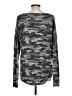 Lucky Brand Camo Gray Pullover Sweater Size L - photo 2