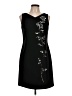 Assorted Brands 100% Polyester Graphic Black Cocktail Dress Size 10 - photo 1