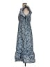 THML Paisley Blue Casual Dress Size L - photo 5