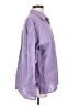 Unbranded Purple Long Sleeve Button-Down Shirt Size L - photo 4