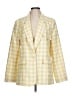 Camila Coelho Checkered-gingham Yellow Blazer Size L - photo 1