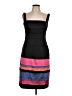 Jax 100% Polyester Color Block Black Cocktail Dress Size 12 - photo 1