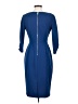 Calvin Klein Solid Blue Cocktail Dress Size 2 - photo 2
