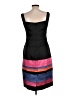 Jax 100% Polyester Color Block Black Cocktail Dress Size 12 - photo 2