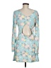 Assorted Brands Floral Teal Casual Dress Size M - photo 2