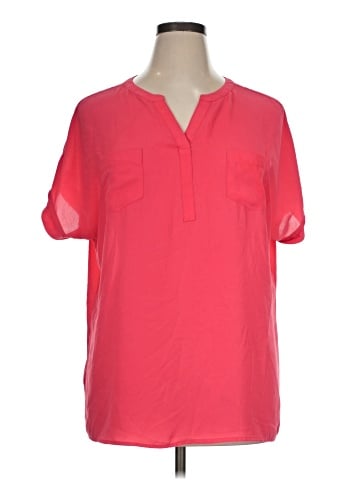 Christopher & Banks Short Sleeve Henley (view 1)