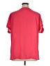 Christopher & Banks 100% Polyester Pink Short Sleeve Henley Size XL - photo 2