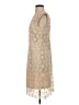 Unbranded 100% Polyester Tan Cocktail Dress Size S - photo 5