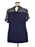 Lee Blue Short Sleeve Blouse Size 2X - photo 2