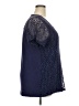 Lee Blue Short Sleeve Blouse Size 2X - photo 4