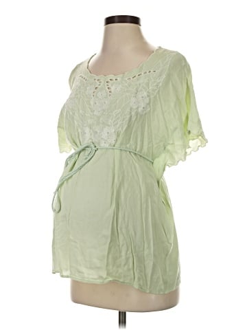 Motherhood Short Sleeve Blouse (view 1)