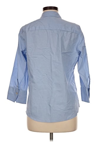 Foxcroft 3/4 Sleeve Button-Down Shirt (view 2)