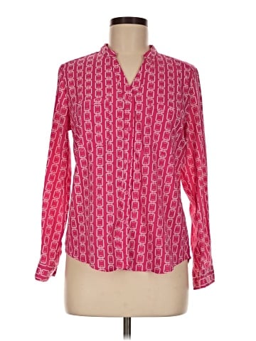 Notations Long Sleeve Blouse (view 1)
