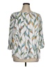 Xieerduo White 3/4 Sleeve Blouse Size 3XL - photo 1
