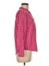 Notations Print Pink Long Sleeve Blouse Size M (petite) - photo 4