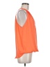 Single 100% Polyester Orange Sleeveless Blouse Size M - photo 4