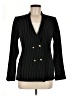 Zara Basic 100% Polyester Stripes Black Blazer Size M - photo 1
