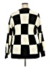 Torrid 100% Acrylic Checkered-gingham Black Pullover Sweater Size 2X Plus (2) - photo 2