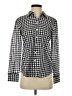 Draper James 100% Cotton Checkered-gingham Black Long Sleeve Button-Down Shirt Size 2 - photo 1