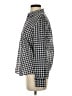 Draper James 100% Cotton Checkered-gingham Black Long Sleeve Button-Down Shirt Size 2 - photo 5