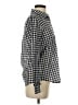 Draper James 100% Cotton Checkered-gingham Black Long Sleeve Button-Down Shirt Size 2 - photo 4