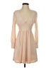 Marciano Solid Tan Cocktail Dress Size S - photo 1