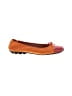 Paul Mayer Attitudes Color Block Orange Flats Size 8 - photo 1