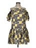 Milly 100% Silk Print Yellow Casual Dress Size S - photo 1