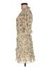Royal 100% Polyester Floral Ivory Cocktail Dress Size M - photo 5