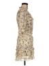 Royal 100% Polyester Floral Ivory Cocktail Dress Size M - photo 4
