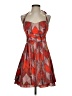 Guess Print Red Cocktail Dress Size 2 - photo 1