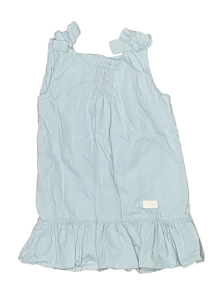 Pre-owned 7 For All Mankind Kids' Dress In Blue