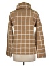 J.Crew Factory Store 100% Polyester Plaid Brown Turtleneck Sweater Size M - photo 2