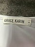 Grace Karin Solid White Cocktail Dress Size S - photo 7