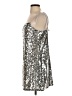 Divided by H&M Metallic Silver Cocktail Dress Size S - photo 5