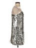 Divided by H&M Metallic Silver Cocktail Dress Size S - photo 4
