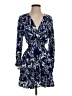 Zara Print Blue Cocktail Dress Size XS - photo 1
