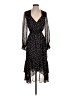 Intermix Polka Dots Black Cocktail Dress Size 2 - photo 1